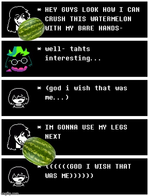 HA- | image tagged in deltarune | made w/ Imgflip meme maker
