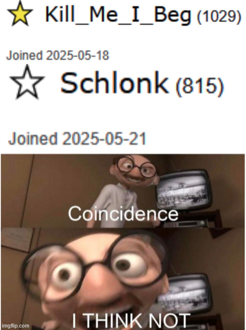 image tagged in coincidence i think not | made w/ Imgflip meme maker
