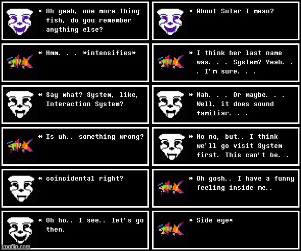 Lore galore! Wait… something’s up , don’t you think? | made w/ Imgflip meme maker