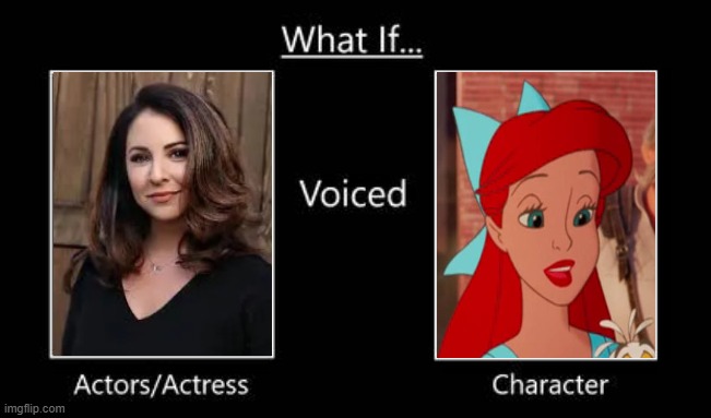 what if michelle ruff voiced ariel ? | image tagged in what if actor voiced character,ariel,the little mermaid,michelle ruff,disney princesses,mermaid princess | made w/ Imgflip meme maker
