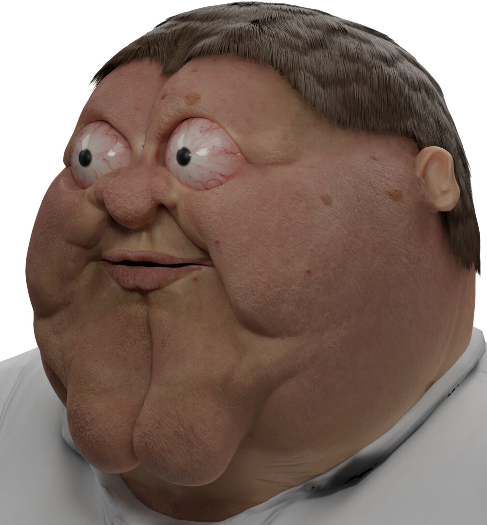 Realistic Peter Griffin Blank Meme Template