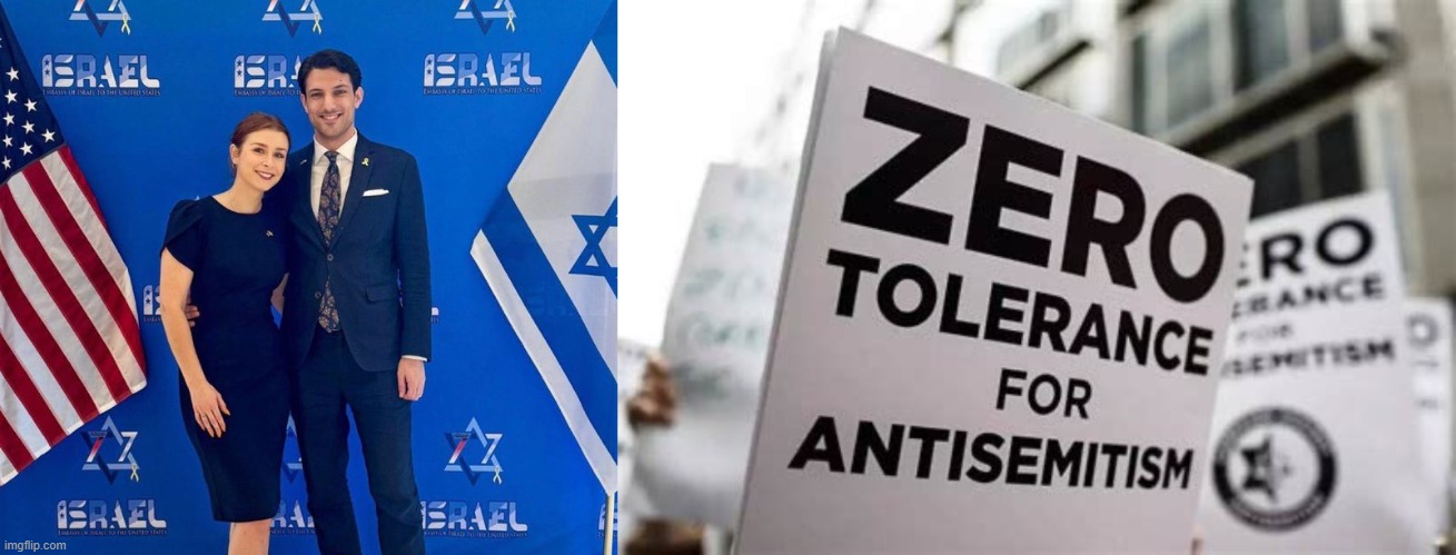 Zero Tolerence For Antisemitism | image tagged in antisemitism,palestine | made w/ Imgflip meme maker