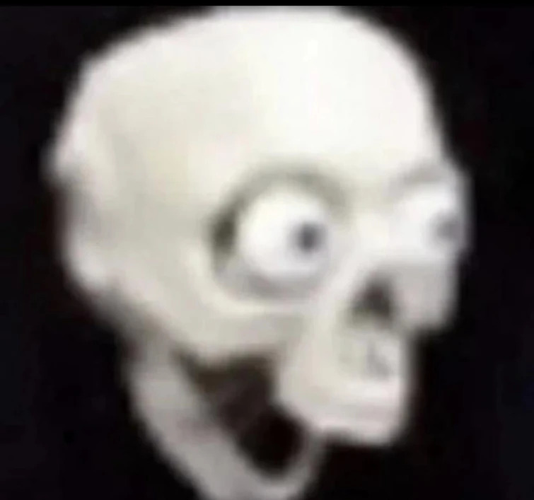 Skull low quality Blank Meme Template