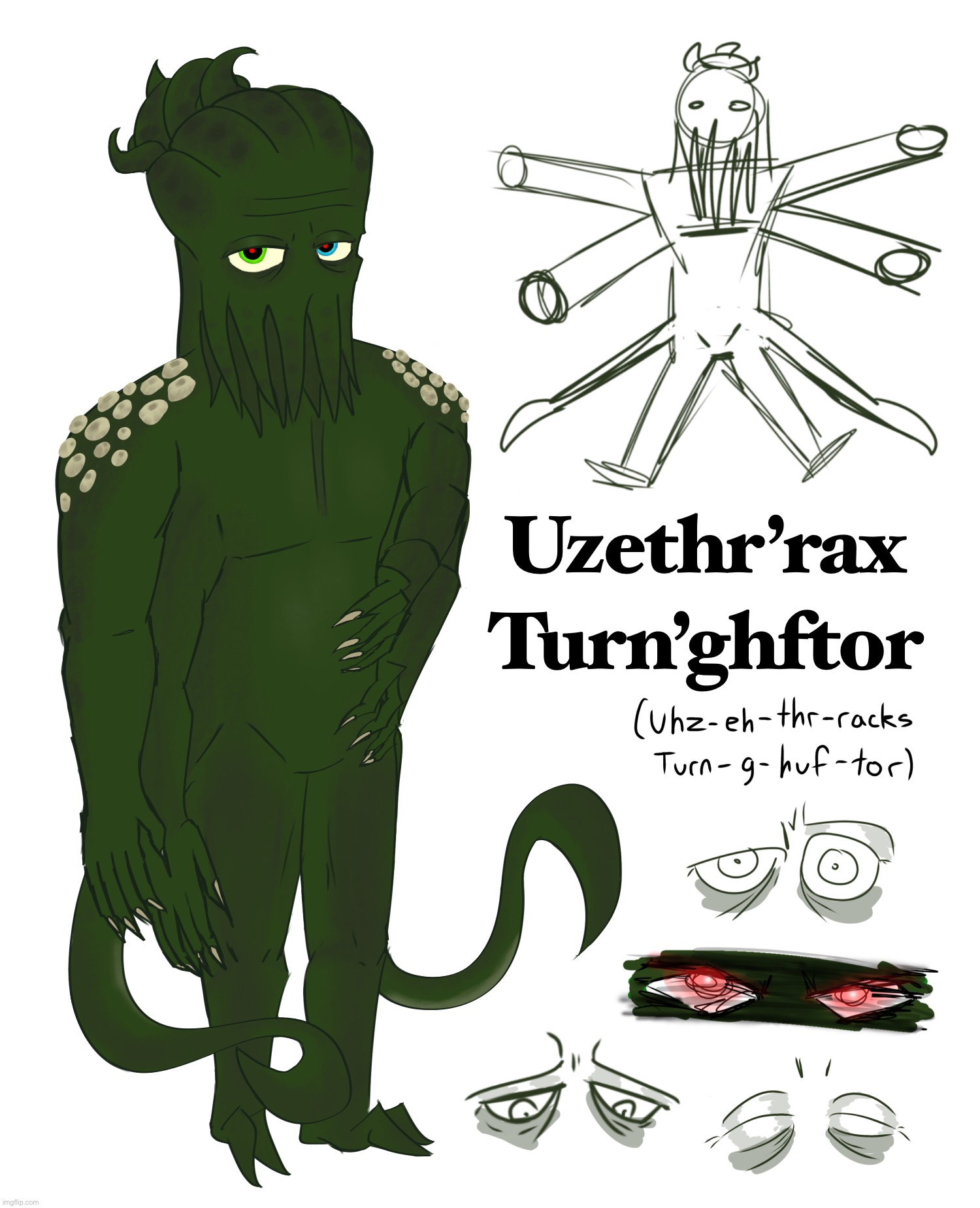 In a call of cthulhu campaign, and this is my character’s husband | image tagged in drawing,digital,idk what else to put here | made w/ Imgflip meme maker