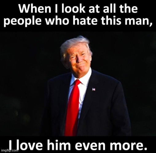 A lot of hate from the left and a lot of love from the right for DJT! | image tagged in donald trump,patriot,america,you are a good man thank you,strong,smart | made w/ Imgflip meme maker