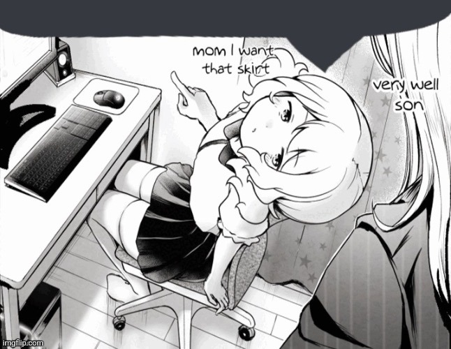 Femboy speech bubble | image tagged in femboy speech bubble | made w/ Imgflip meme maker