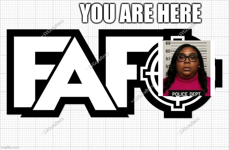 Find out | YOU ARE HERE | image tagged in fafo logo | made w/ Imgflip meme maker