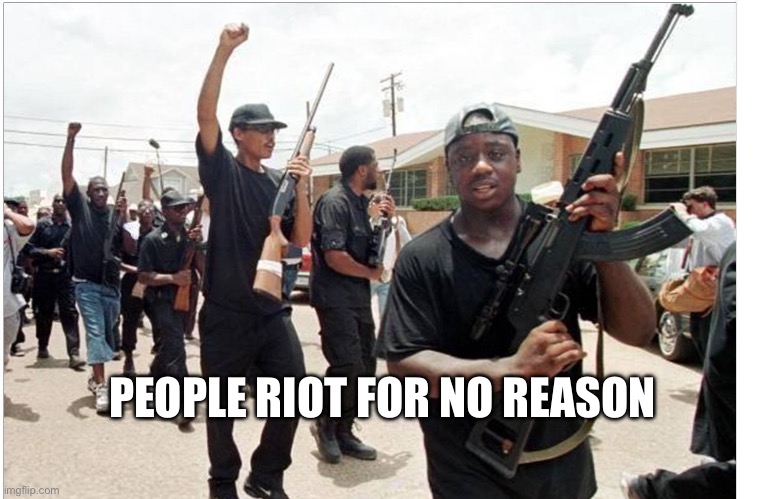 They be in savage mode | PEOPLE RIOT FOR NO REASON | image tagged in black people,jerking off | made w/ Imgflip meme maker