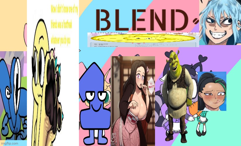 Blend F But I Made It Peak | image tagged in blend s | made w/ Imgflip meme maker
