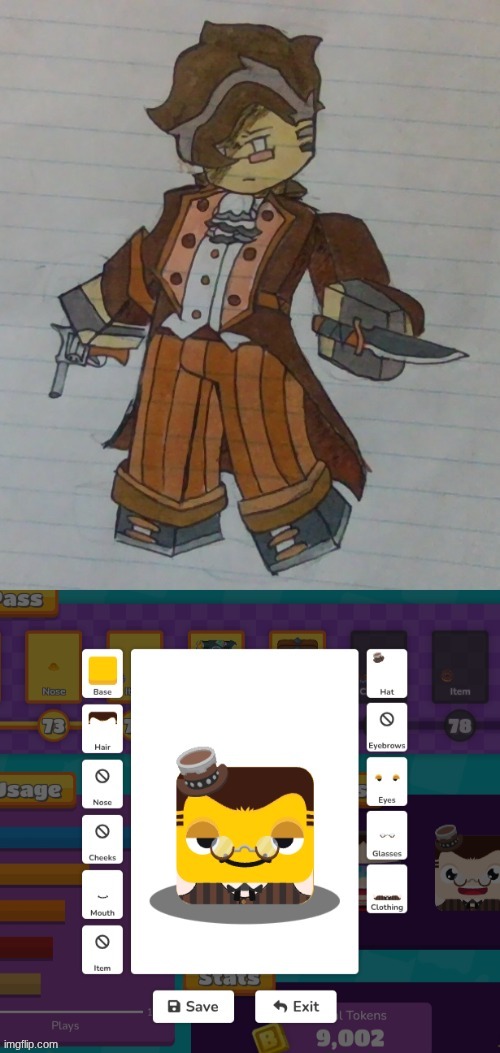 I made a Forsaken Oc (calling all forsaken fans in Roblox) desc in comments | image tagged in roblox | made w/ Imgflip meme maker