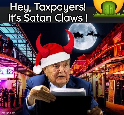 Soros Chistmas Blank Meme Template