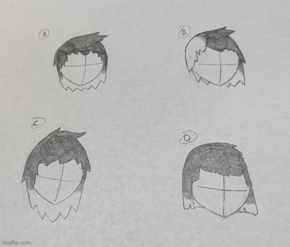 A few alternate designs of Skai's hairdo, which do y'all think is best? | made w/ Imgflip meme maker