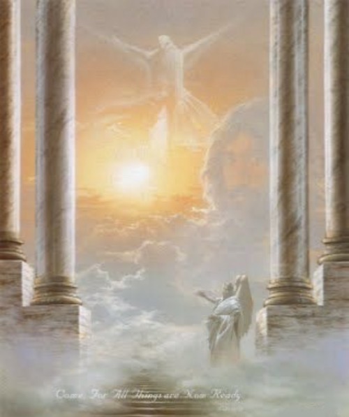 Heaven | image tagged in holy spirit,jesus christ,god the father,christians christianity,bible,heaven | made w/ Imgflip meme maker