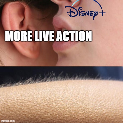 Whisper and Goosebumps | MORE LIVE ACTION | image tagged in whisper and goosebumps | made w/ Imgflip meme maker