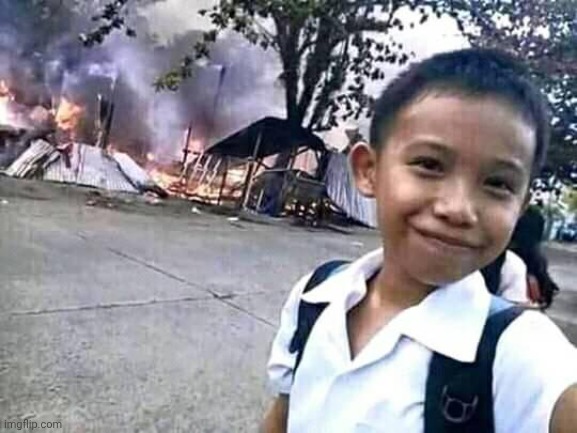 Disaster boy | image tagged in disaster boy | made w/ Imgflip meme maker