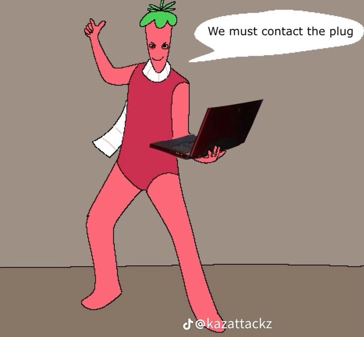 High Quality Contact the plug Blank Meme Template