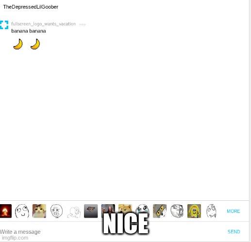 NICE | made w/ Imgflip meme maker