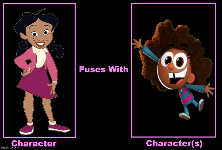 Penny Proud Fuses With Hazel Wells | image tagged in what if fuses,penny proud,the proud family,hazel wells,the fairly oddparents,african american | made w/ Imgflip meme maker