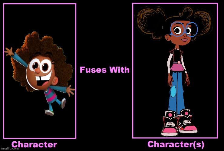 Hazel Wells Fuses With Lunella Lafayette | image tagged in what if fuses,lunella lafayette,moon girl and devil dinosuar,fairly odd parents,hazel wells,african american | made w/ Imgflip meme maker