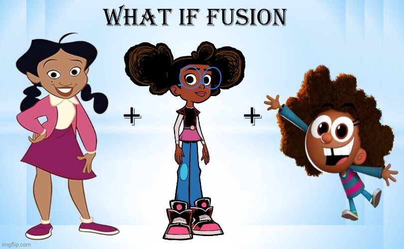 Penny + Lunella + Hazel (Triple Fusion) | image tagged in what if this character fuses 2,african american,the fairly oddparents,proud family,moon girl and devil dinosuar,black girl | made w/ Imgflip meme maker