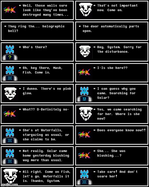 Welp, looks like it's time to meet someone (finally, some good quality-) | image tagged in undertale,chapters,chapter,textbox,understream | made w/ Imgflip meme maker