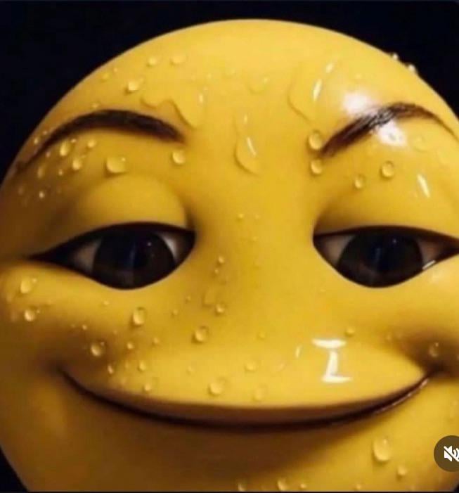 3D Sweaty emoji Blank Meme Template