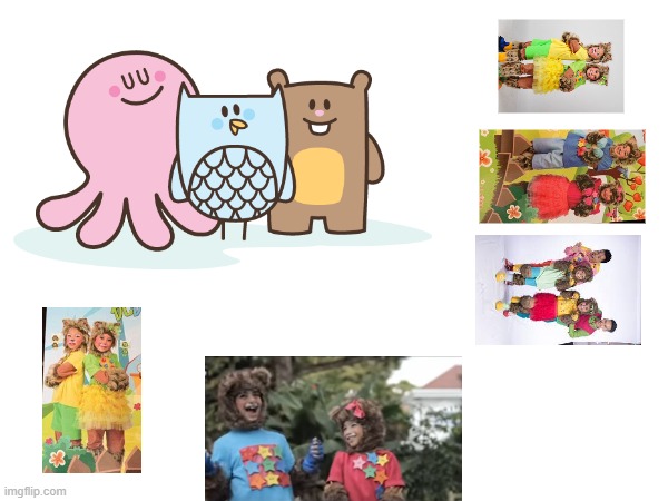Yoyo and Yaya laughs at Luna, Chip and Inkie go poo poo on their fake counterparts | made w/ Imgflip meme maker
