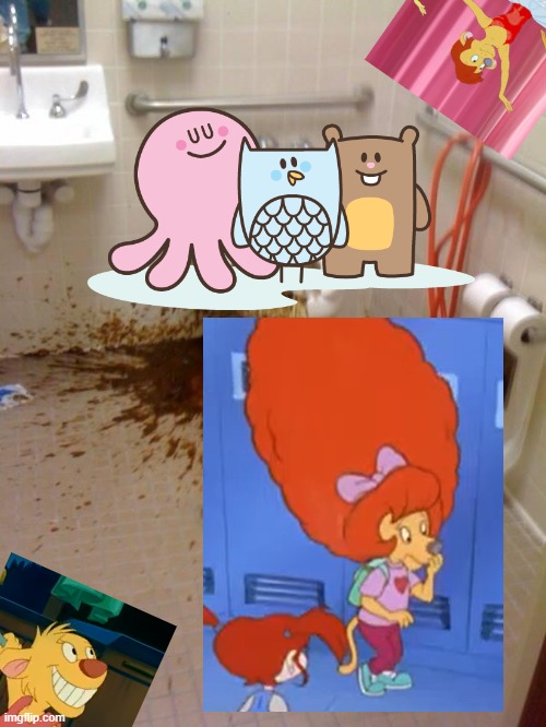 Girls poop too | image tagged in girls poop too | made w/ Imgflip meme maker