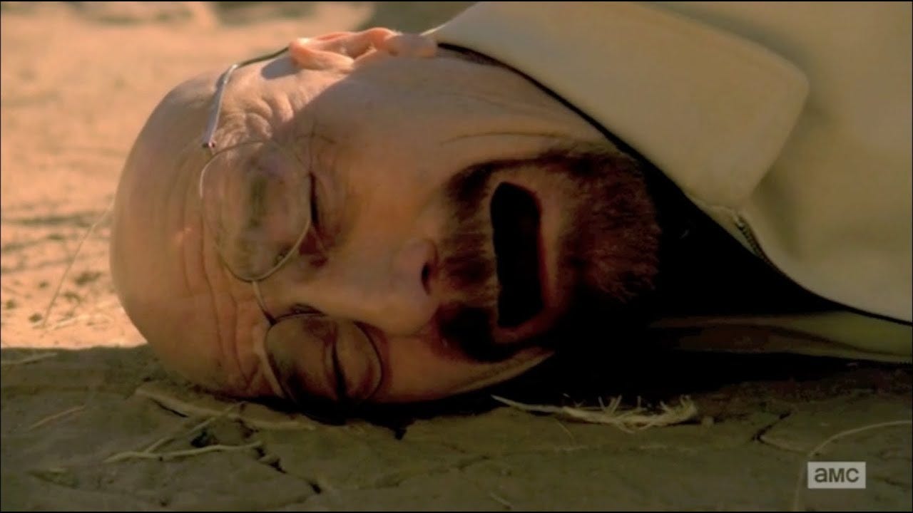 Walter breaking down Blank Meme Template