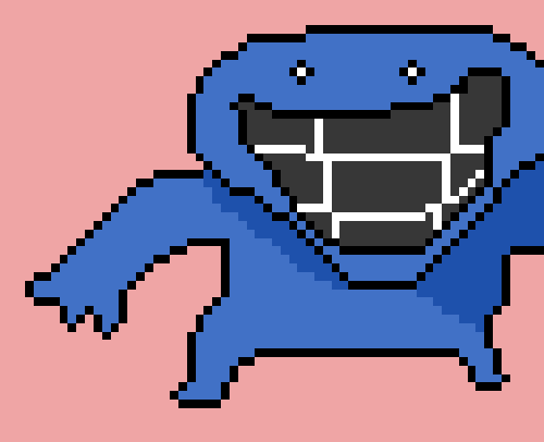 High Quality pixel dud Blank Meme Template