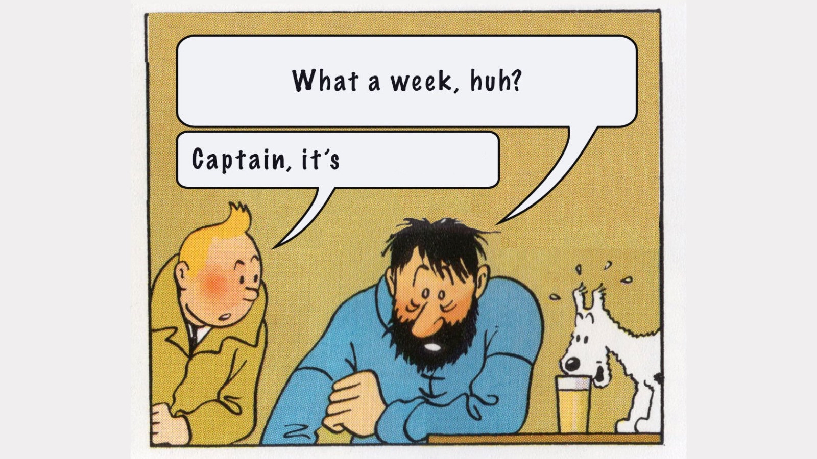What a week Blank Meme Template