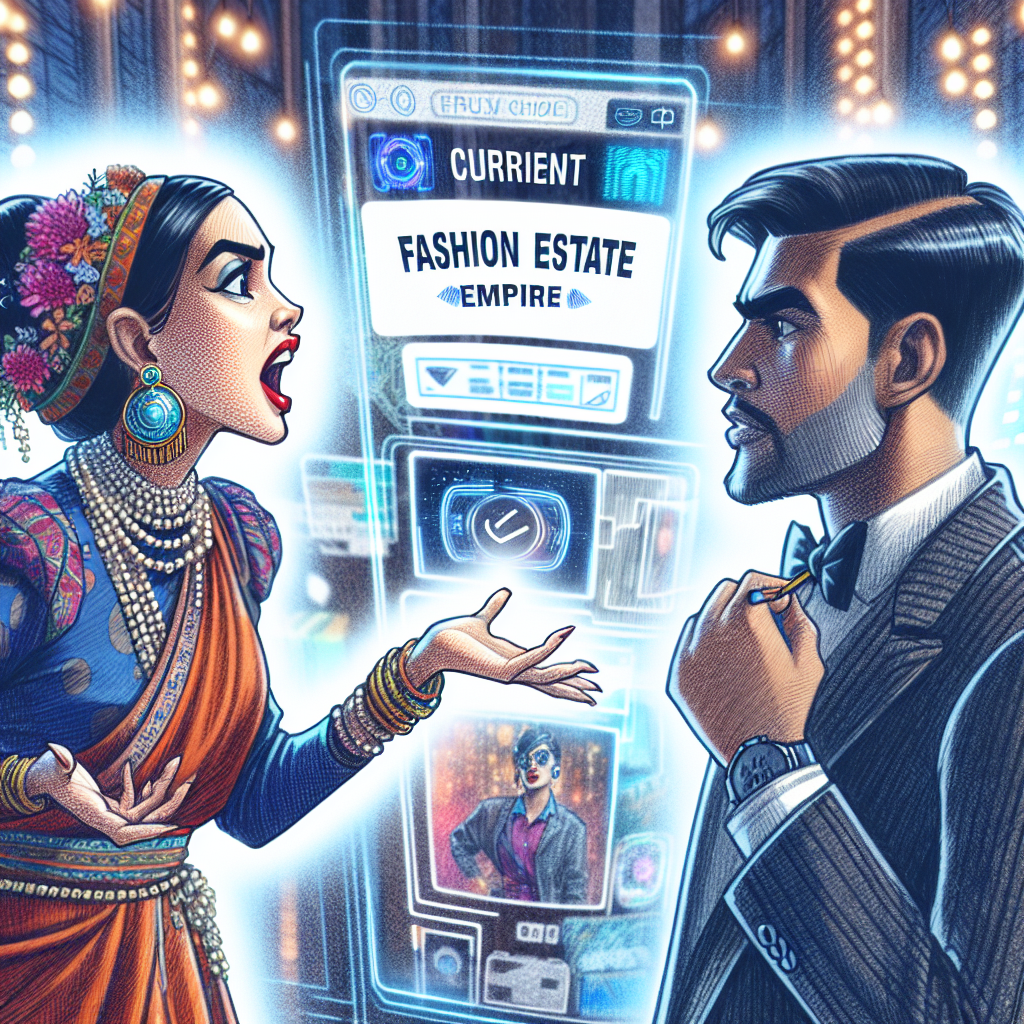 fashion designer yelling at a customer for not using the right f Blank Meme Template