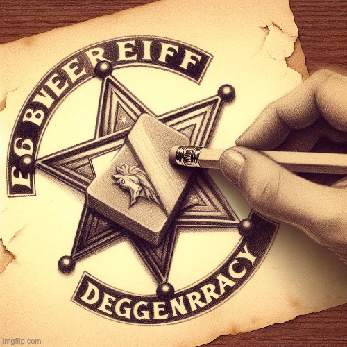 Remover of degeneracy from anime logo (unfortunately, this is the beat i got through AI) | made w/ Imgflip meme maker