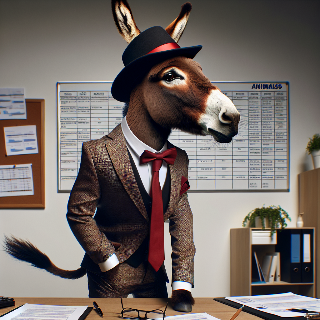 professional donkey Blank Meme Template