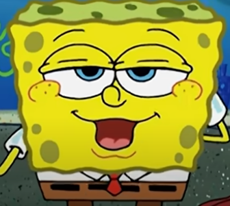 Spongebob Leaning Forward Blank Meme Template