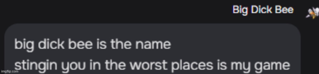 BDB.mp3 | image tagged in big dick bee | made w/ Imgflip meme maker