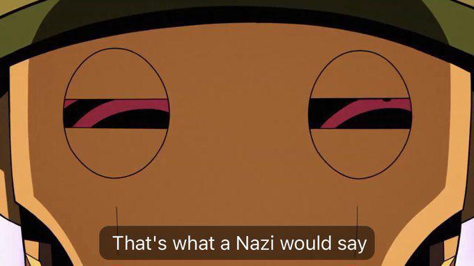 GI Robot sounds like what a nazi would say Blank Meme Template