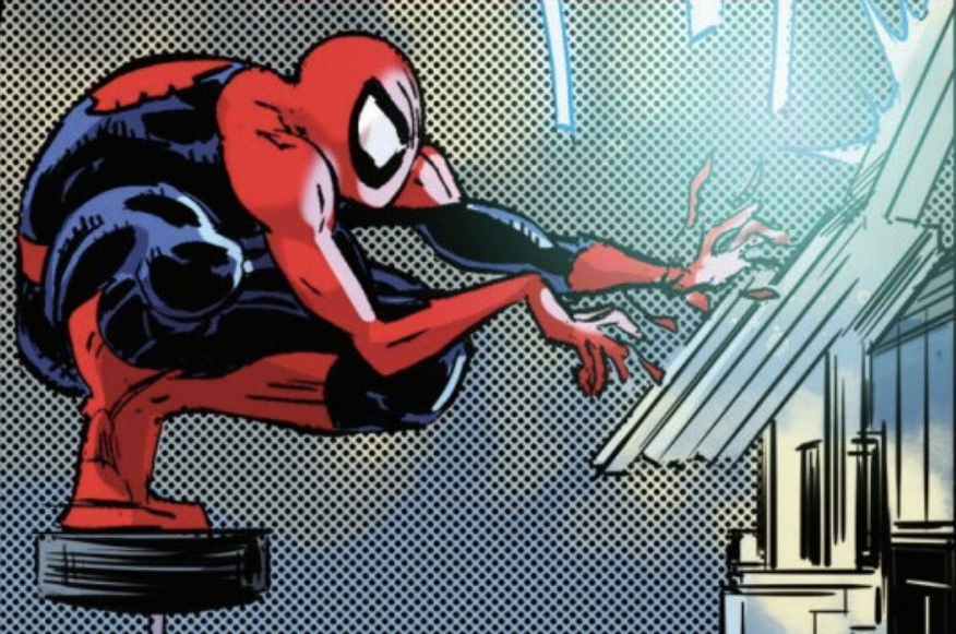 Spiderman Posture Blank Meme Template