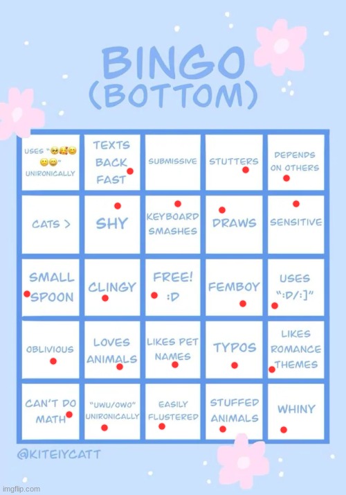 bottom bingo | image tagged in bottom bingo | made w/ Imgflip meme maker