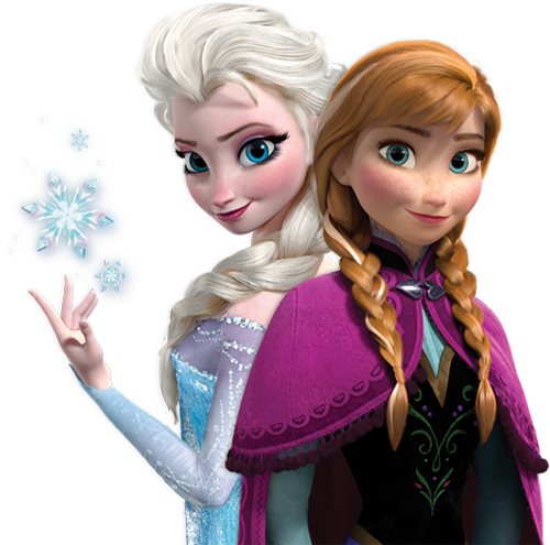 PNG Elsa y Anna Blank Meme Template