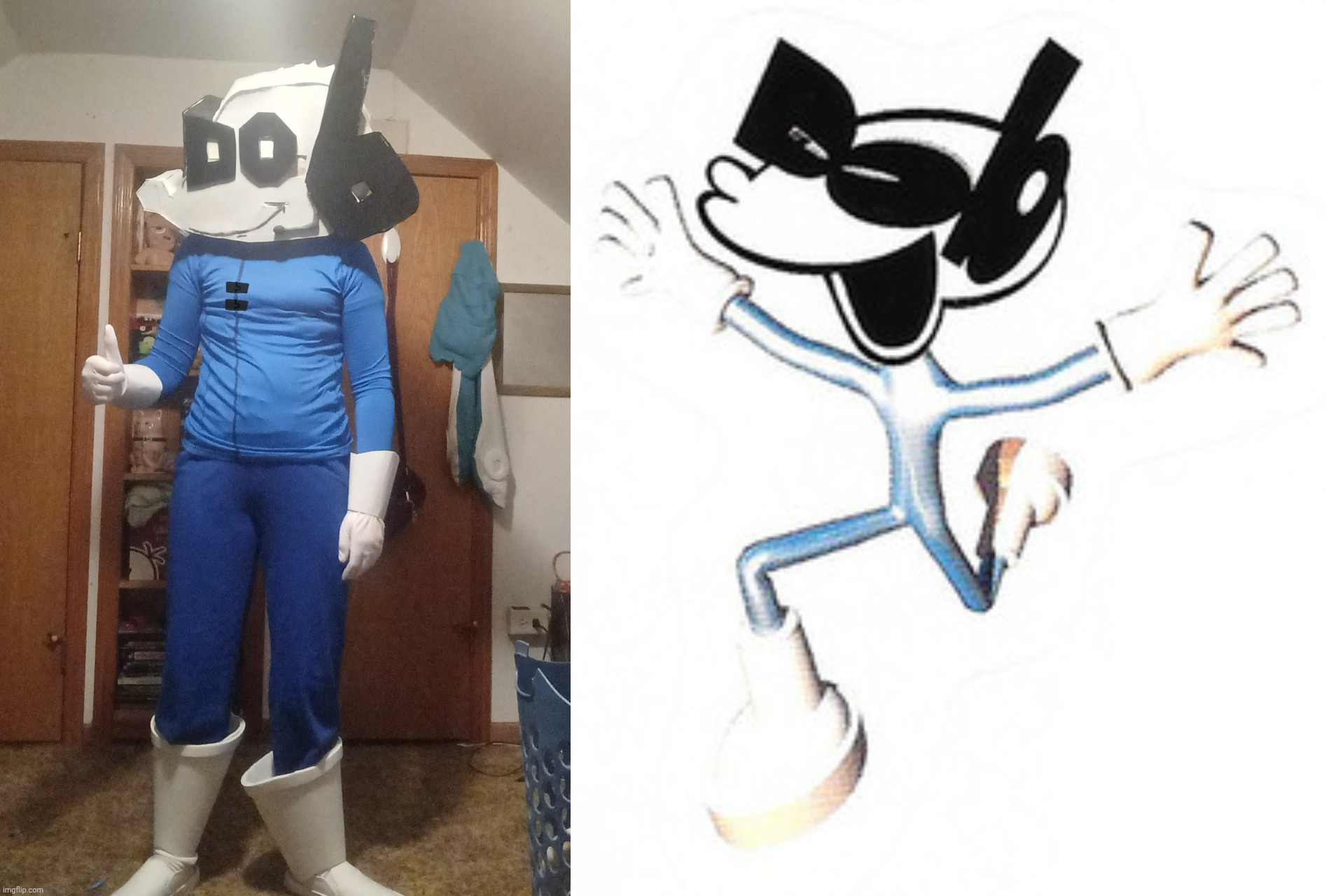 This is the SWEATIEST cosplay I've worn in my LIFE I HATE IT but it LOOKS COOL | image tagged in goofster | made w/ Imgflip meme maker