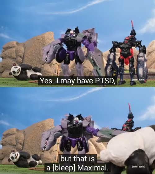 I may have PTSD, but that is a f**king Maximal Blank Meme Template