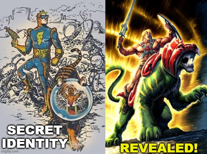 SECRET IDENTITY REVEALED! | made w/ Imgflip meme maker