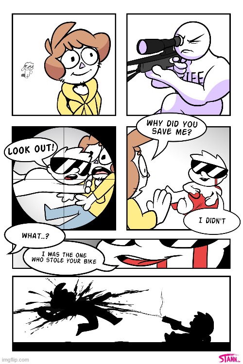 image tagged in life,gun,blood,bike,stolen,shen | made w/ Imgflip meme maker