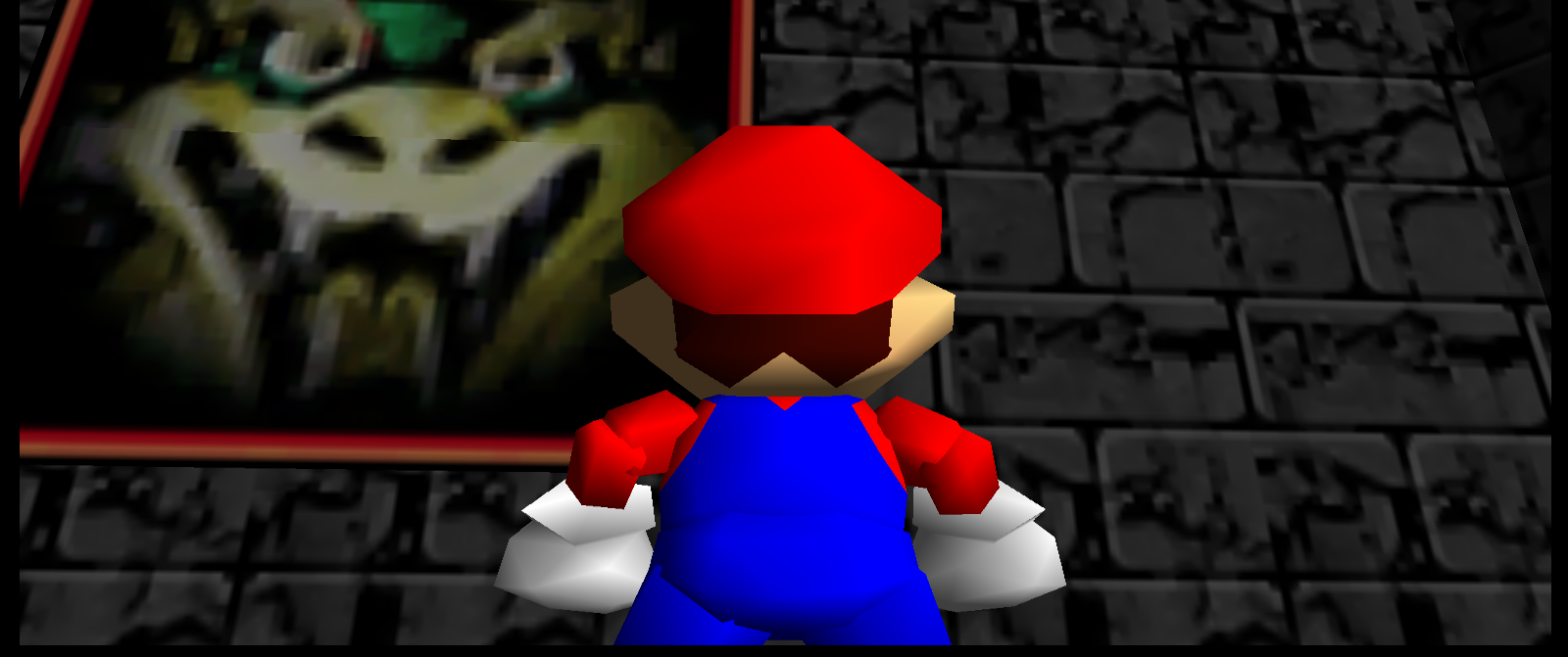 Creepy Bowser Blank Meme Template