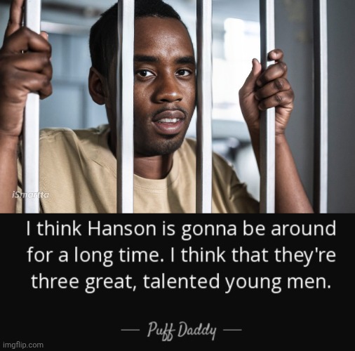 Mmmm bop | image tagged in puff daddy in jail cell,cringe worthy,music,face swap,p diddy | made w/ Imgflip meme maker