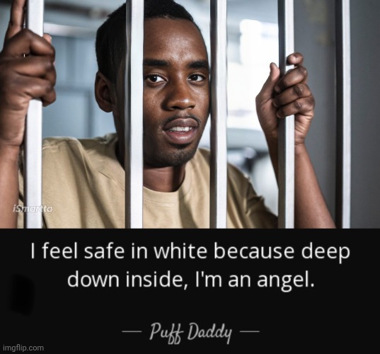 The voices in my underwear made me do it | image tagged in puff daddy in jail cell,p diddy,face swap,jail | made w/ Imgflip meme maker