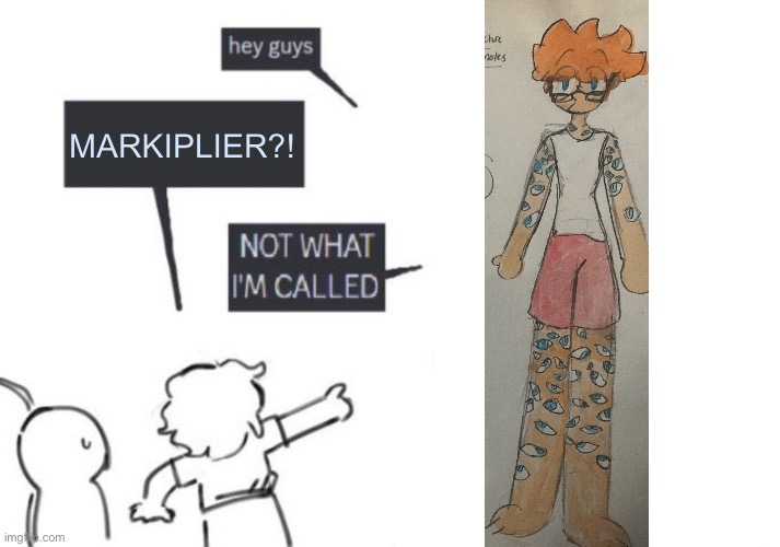 My friends kept calling him Markiplier HE DOESSNT EVEN LOOK LIKE MARKIPLIER | MARKIPLIER?! | image tagged in hey guys - not what i'm called,wawa | made w/ Imgflip meme maker