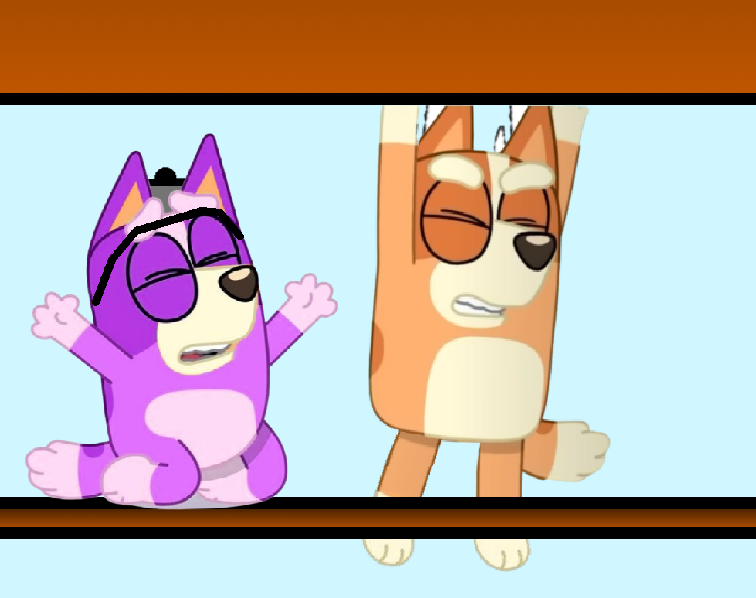Katlyn Nyltick gets jealous of Bingo Heeler Blank Meme Template