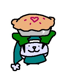 He made a (hopefully edible) pie! | made w/ Imgflip meme maker